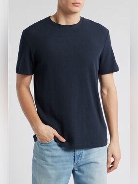 NN07 Men’s Clive Cotton Blend Navy Blue T-Shirt